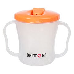 Pirmasis puodelis Britton, 200 ml, oranžinis kaina ir informacija | Buteliukai kūdikiams ir jų priedai | pigu.lt