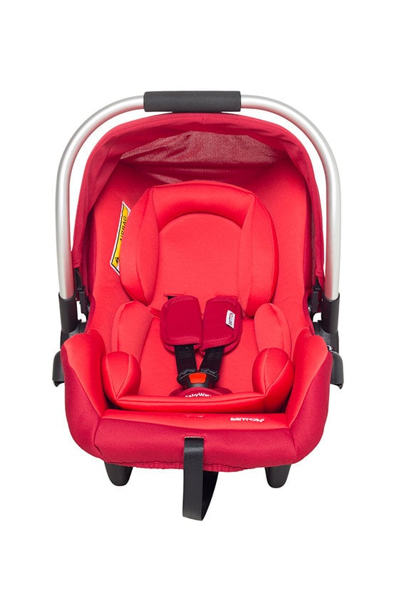Automobilinė saugos kėdutė BRITTON BabyWay+, raudona, grupė 0+ kaina ir informacija | Autokėdutės | pigu.lt