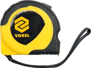 Ruletė geltona Vorel 10m kaina ir informacija | Mechaniniai įrankiai | pigu.lt