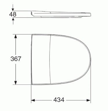 Lėtai nusileidžiantis klozeto dangtis IDO Seven D, Soft Close цена и информация | Priedai unitazams, bidė | pigu.lt