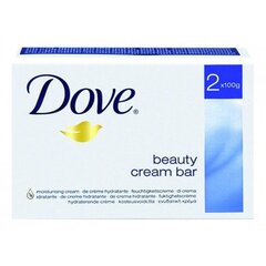 Muilas Dove Beauty, 2 x 100 g kaina ir informacija | Muilai | pigu.lt