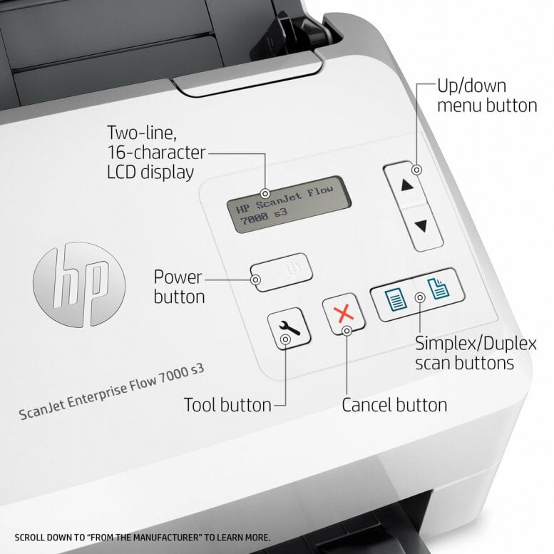 HP ScanJet Enterprise Flow 7000 S3 kaina ir informacija | Skeneriai | pigu.lt