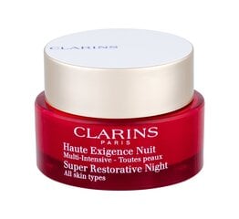 Clarins Super Restorative Night (all skin types) - Firming Night Care 50 мл цена и информация | Кремы для лица | pigu.lt
