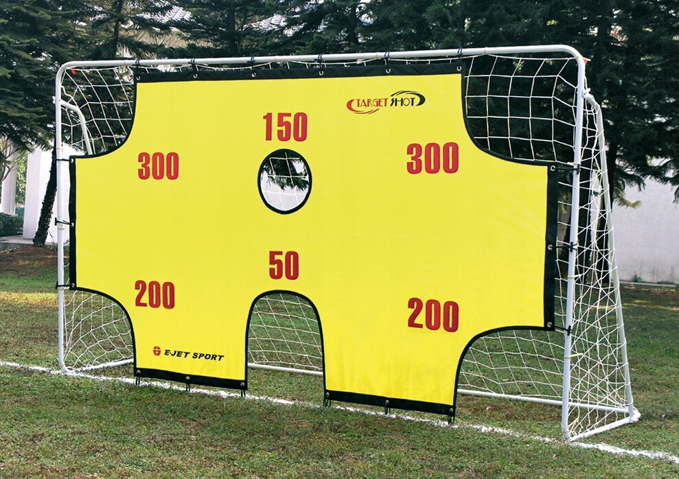 Futbolo vartai su taikiniais Spartan, 90x165x90 cm kaina ir informacija | Futbolo vartai ir tinklai | pigu.lt