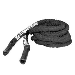 Sporto virvė inSPORTline WaveRope, 3.8cm x 9m kaina ir informacija | Kitos fitneso prekės | pigu.lt
