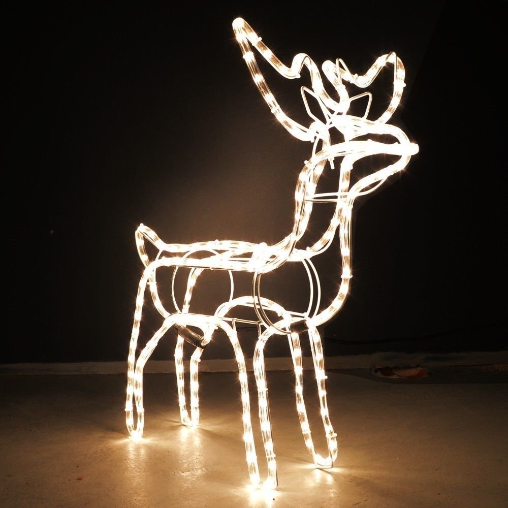 Kalėdinė šviečianti dekoracija Elniukas, 216 LED kaina ir informacija | Kalėdinės dekoracijos | pigu.lt