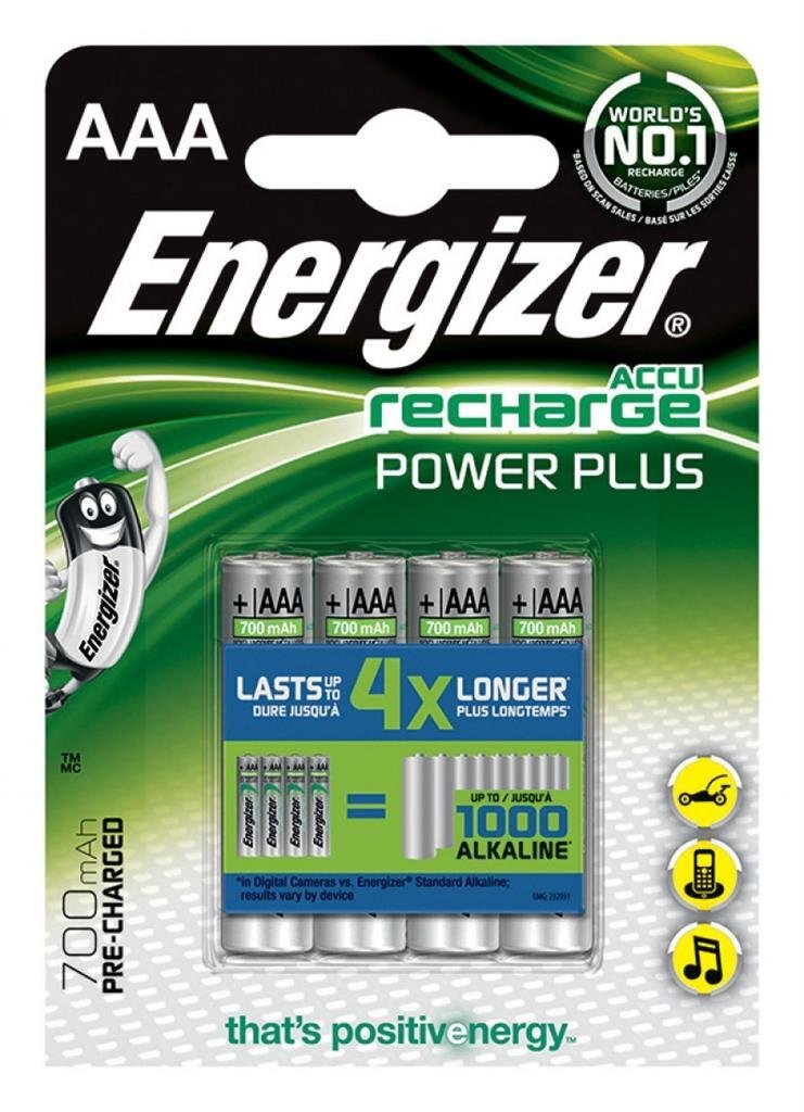 Energizer Precharged HR03 kraunami elementai, 700mAh цена и информация | Elementai | pigu.lt