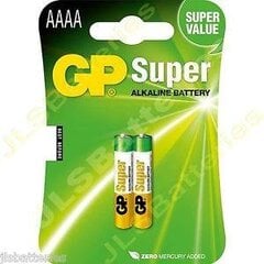 Alcaline 25A-U2 AAAA | LR8D425 | 1.5V | SUPER ALKALINE | bl kaina ir informacija | Akumuliatoriai fotoaparatams | pigu.lt