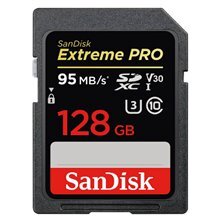 SanDisk SDXC 128GB Extreme Pro kaina ir informacija | Atminties kortelės fotoaparatams, kameroms | pigu.lt
