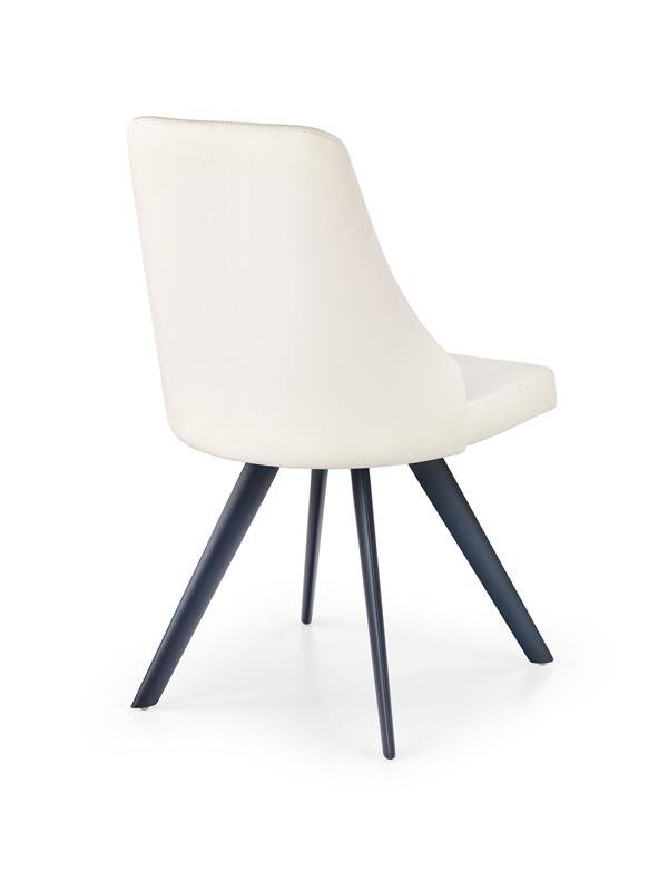 4-ių kėdžių komplektas Halmar K206, baltas цена и информация | Virtuvės ir valgomojo kėdės | pigu.lt