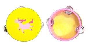 Бубен "Единорог", желтый, 41942 цена и информация | Игрушки для малышей | pigu.lt