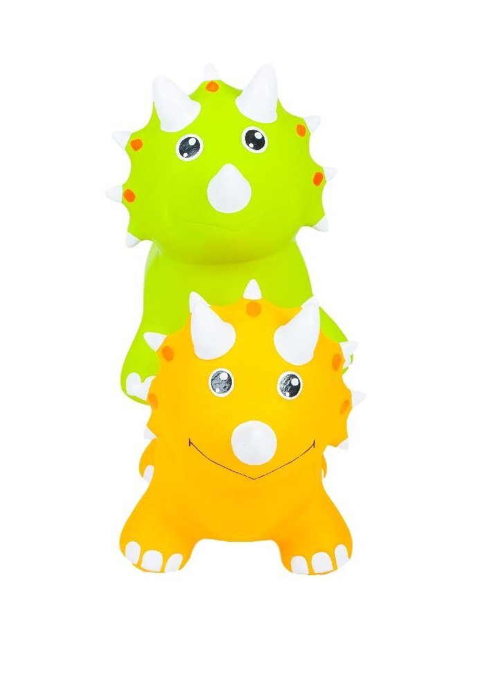 Gyvūnėlis šokinėjimui Jumpy Triceratops, žalias, 41732 kaina ir informacija | Žaislai kūdikiams | pigu.lt