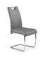 4-ių kėdžių komplektas Halmar K211, pilkas kaina ir informacija | Virtuvės ir valgomojo kėdės | pigu.lt