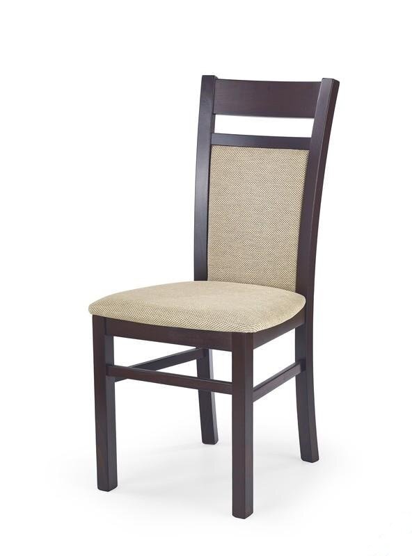 2-jų kėdžių komplektas Halmar Gerard 2, rudas/smėlio kaina ir informacija | Virtuvės ir valgomojo kėdės | pigu.lt