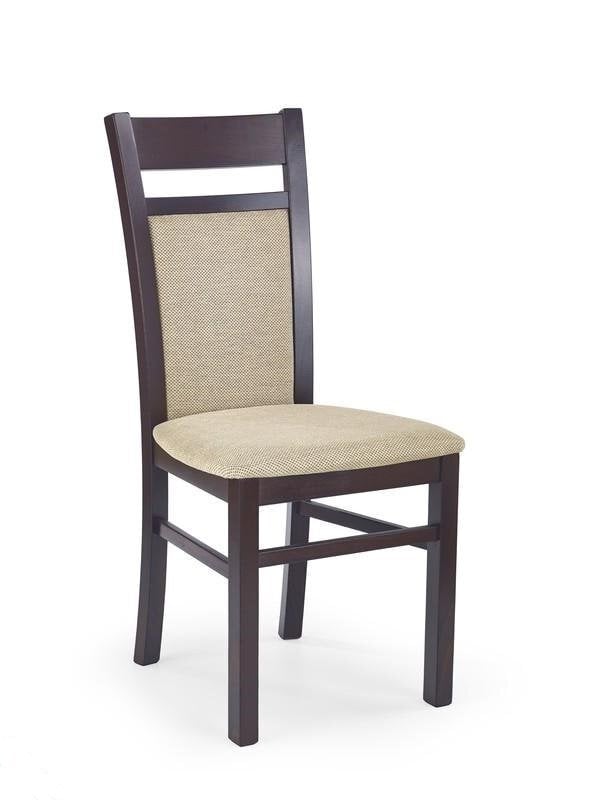 2-jų kėdžių komplektas Halmar Gerard 2, rudas/smėlio цена и информация | Virtuvės ir valgomojo kėdės | pigu.lt