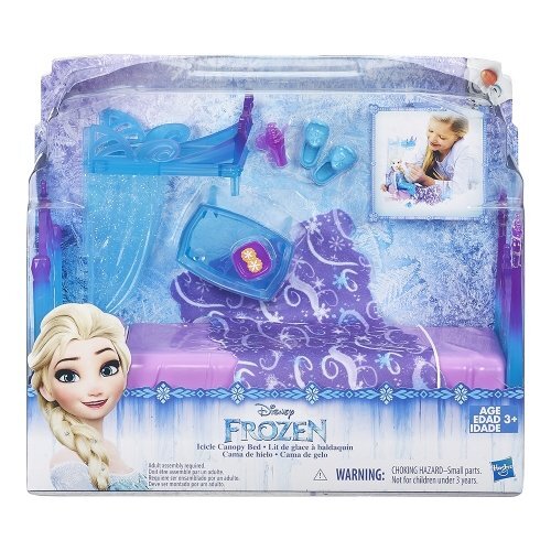 Rinkinys Elzos grožio staliukas/lova "Ledo šalis" (Frozen), 1 vnt. kaina ir informacija | Žaislai mergaitėms | pigu.lt