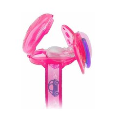 Chicco čiulptuko laikiklis su dangteliu rožinės spalvos kaina ir informacija | Čiulptukai | pigu.lt