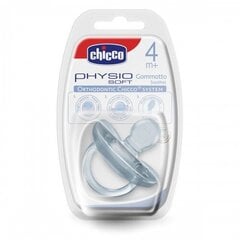 Cиликоновая соска Chicco Physio Soft, 6 мес.+, 1 шт. цена и информация | Пустышки | pigu.lt