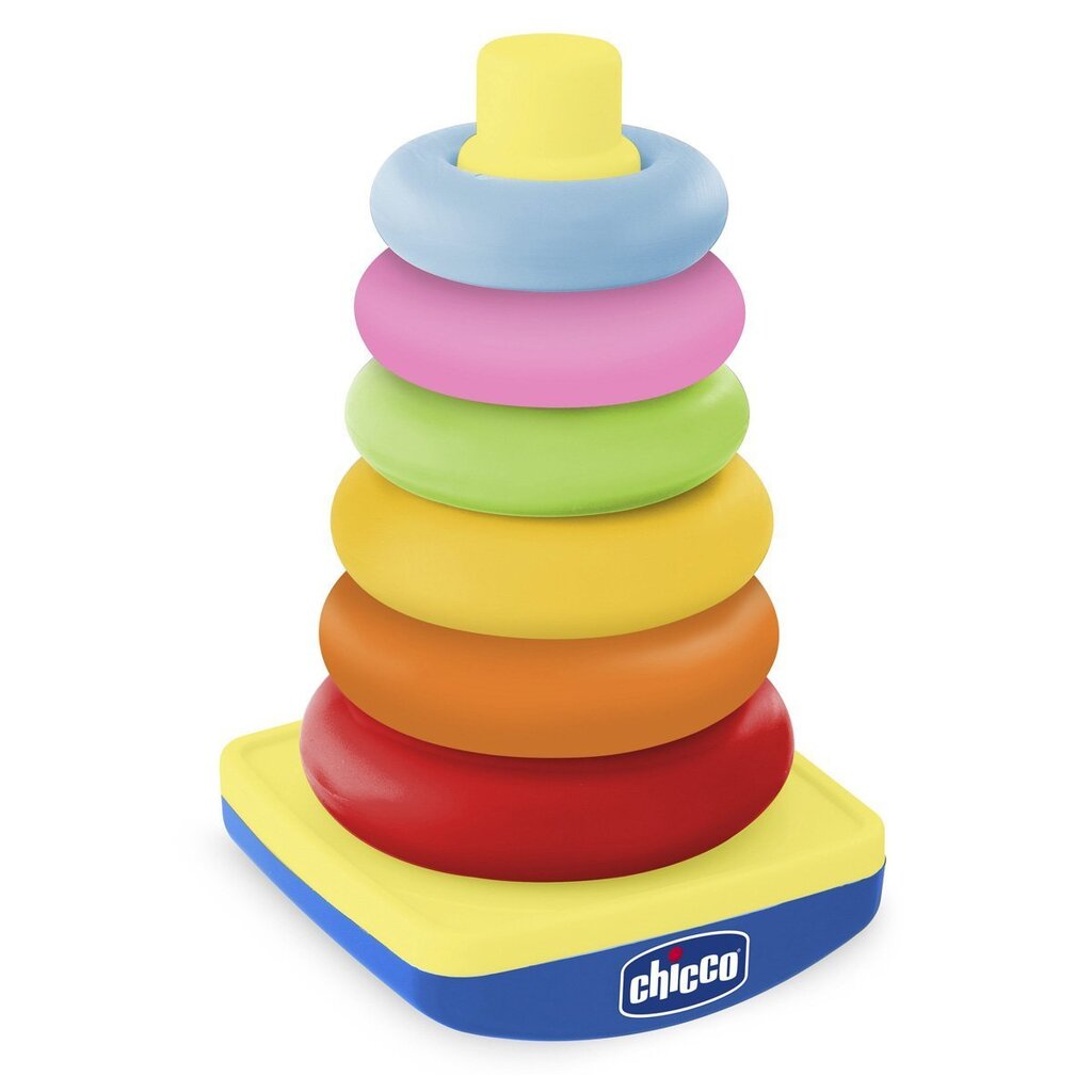 Vaikiška piramidė - rūšiuoklis Chicco kaina ir informacija | Žaislai kūdikiams | pigu.lt