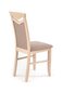 2-jų kėdžių komplektas Halmar Citrone, ąžuolo/smėlio spalvos цена и информация | Virtuvės ir valgomojo kėdės | pigu.lt