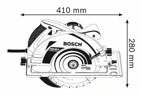 Diskinis pjūklas Bosch GKS 85 G цена и информация | Pjūklai, pjovimo staklės | pigu.lt