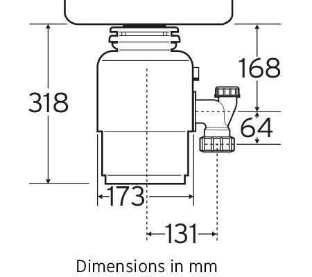 InSinkErator ISE Model 56 kaina ir informacija | Maisto atliekų smulkintuvai | pigu.lt