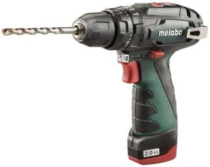 Аккумуляторная дрель / сверло Metabo PowerMaxx SB 2.0Ah цена и информация | Шуруповерты, дрели | pigu.lt