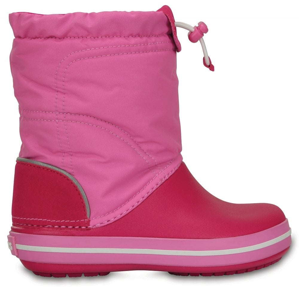 Aulinukai mergaitėms Crocs™ Crocband LodgePoint Candy Pink kaina ir informacija | Aulinukai vaikams | pigu.lt