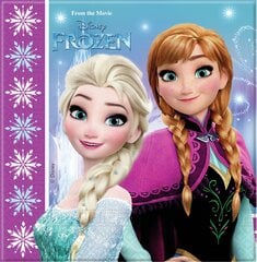 Салфетки Frozen, 20 шт. цена и информация | Праздничная одноразовая посуда | pigu.lt