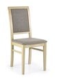 2-jų kėdžių komplektas Halmar Sylwek I, ąžuolo/pilkos spalvos