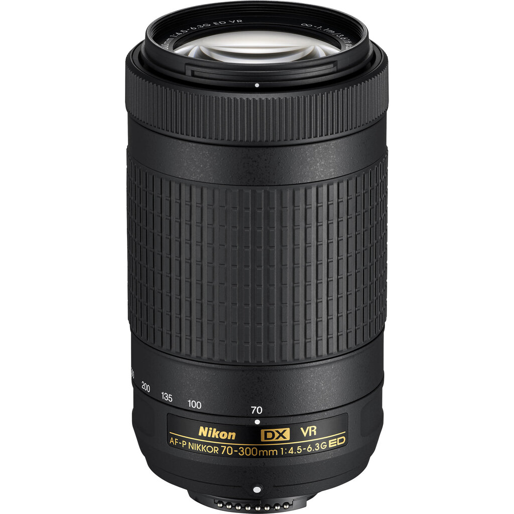 Nikon AF-P DX NIKKOR 70-300mm f/4.5-6.3G ED VR (Baltoje dėžutėje) цена и информация | Objektyvai | pigu.lt