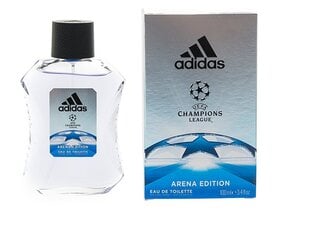 Туалетная вода Adidas UEFA Champions League Arena Edition edt 100 мл цена и информация | Мужские духи | pigu.lt
