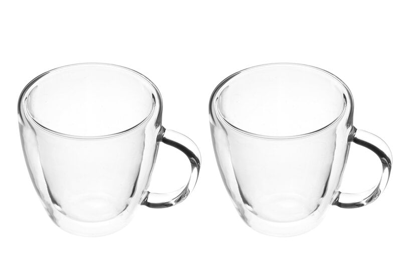 Maku borosilikatinio puodeliai, 2 vnt kaina ir informacija | Taurės, puodeliai, ąsočiai | pigu.lt