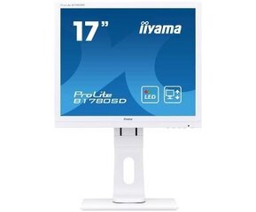 Монитор Iiyama LED monitor PROLITE B1780SD-W1 17, TN LED, 1280 x 1024 pixels, 5:4, 5 ms, 250 cd цена и информация | Мониторы | pigu.lt