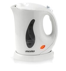 Mesko Cordless Kettle mini MS 1249  Standard kettle, Plastic, White, 760 W, 0.6 L, цена и информация | Электрочайники | pigu.lt