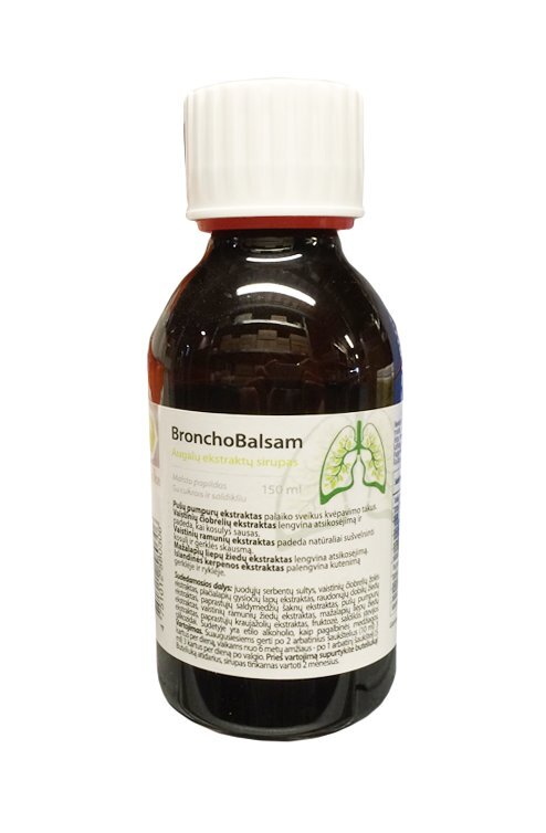 Maisto papildas Bronchobalsam sirupas, 150 ml цена и информация | Vitaminai, maisto papildai, preparatai gerai savijautai | pigu.lt