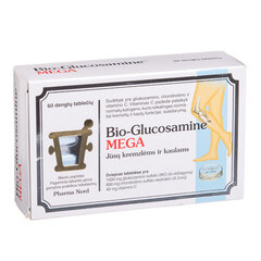 Пищевая добавка Bio-Glucosamine Mega 500 мг, 60 таблеток цена и информация | Витамины, пищевые добавки, препараты для хорошего самочувствия | pigu.lt