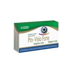 Пищевая добавка Pro-Visio forte, 30 таблеток цена и информация | Витамины, пищевые добавки, препараты для хорошего самочувствия | pigu.lt