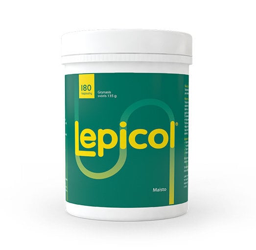 Maisto papildas Lepicol, 180 kapsulių kaina ir informacija | Vitaminai, maisto papildai, preparatai imunitetui | pigu.lt