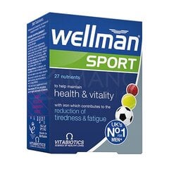 WELLMAN SPORT таблетки, 30 шт. цена и информация | Витамины, пищевые добавки, препараты для иммунитета | pigu.lt