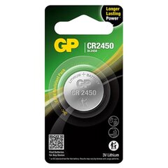 GP lithiová baterija 3V CR2450 1ks kaina ir informacija | Elementai | pigu.lt