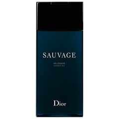 Dušo želė Dior Sauvage vyrams 200 ml kaina ir informacija | Parfumuota kosmetika vyrams | pigu.lt