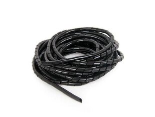 Gembird cable organizer - Spiral Wrapping Band, 10m, black, 12mm цена и информация | Кабели и провода | pigu.lt