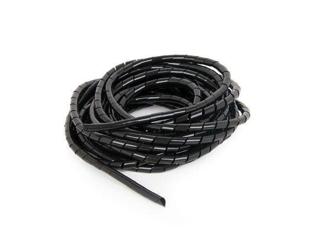 Spiral Wrapping Band, 10m, black, 12mm kaina ir informacija | Kabeliai ir laidai | pigu.lt