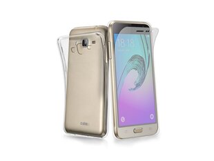 SBS Aero cover Extra slim in TPU for Samsung Galaxy J3 (2016) screen protector included, Transparent color kaina ir informacija | Telefono dėklai | pigu.lt