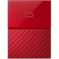 WD My Passport 2.5" 3 TB, USB 3.0, Raudona kaina ir informacija | Išoriniai kietieji diskai (SSD, HDD) | pigu.lt