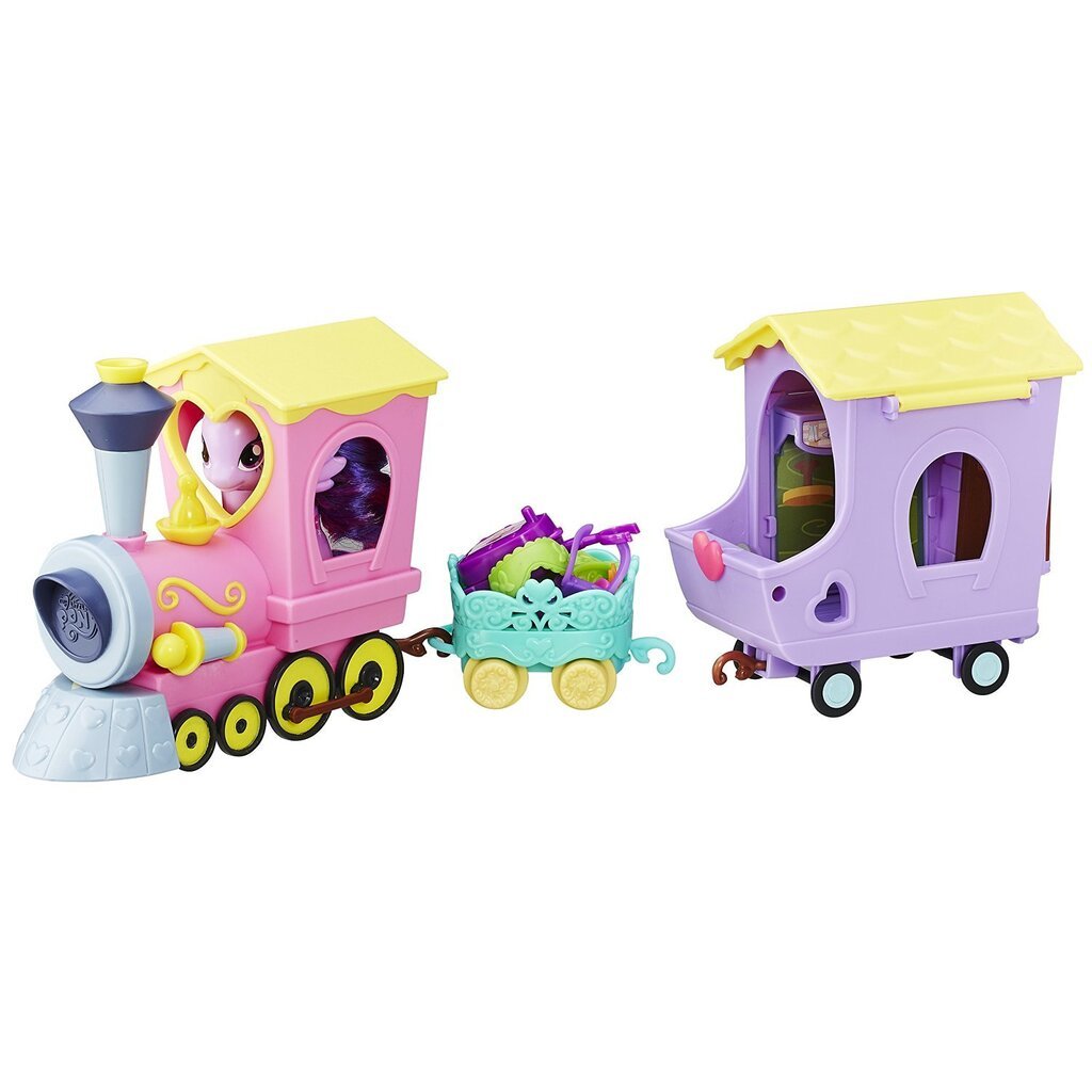 Ponių traukinukas My Little Pony цена и информация | Žaislai mergaitėms | pigu.lt