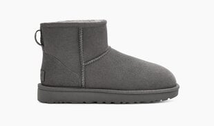 UGG moteriški aulinukai Buty Classic Her/Mini II, pilki kaina ir informacija | Aulinukai, ilgaauliai batai moterims | pigu.lt