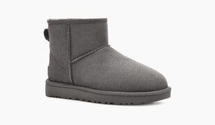 UGG moteriški aulinukai Buty Classic Her/Mini II, pilki kaina ir informacija | Aulinukai, ilgaauliai batai moterims | pigu.lt