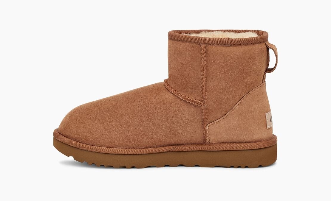 UGG moteriški aulinukai Classic Mini II, rudi kaina ir informacija | Aulinukai, ilgaauliai batai moterims | pigu.lt